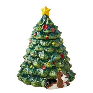 The Pioneer Woman Wishful Winter Charlie Christmas Tree Cookie Jar NEW